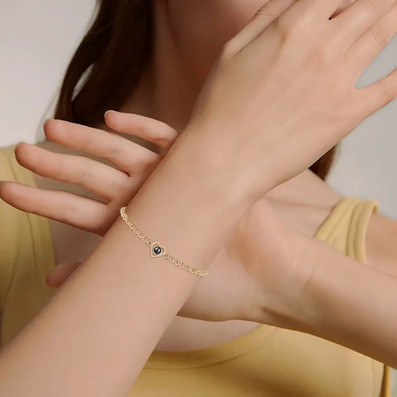 Pulsera de Proyección de Foto Personalizada – Colección Eterna Esencia