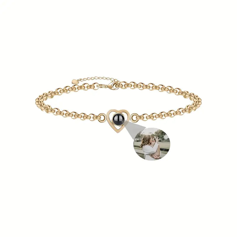 Pulsera de Proyección de Foto Personalizada – Colección Eterna Esencia