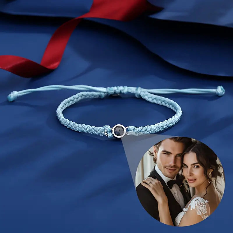 Pulsera cuerda tejida a mano personalizada