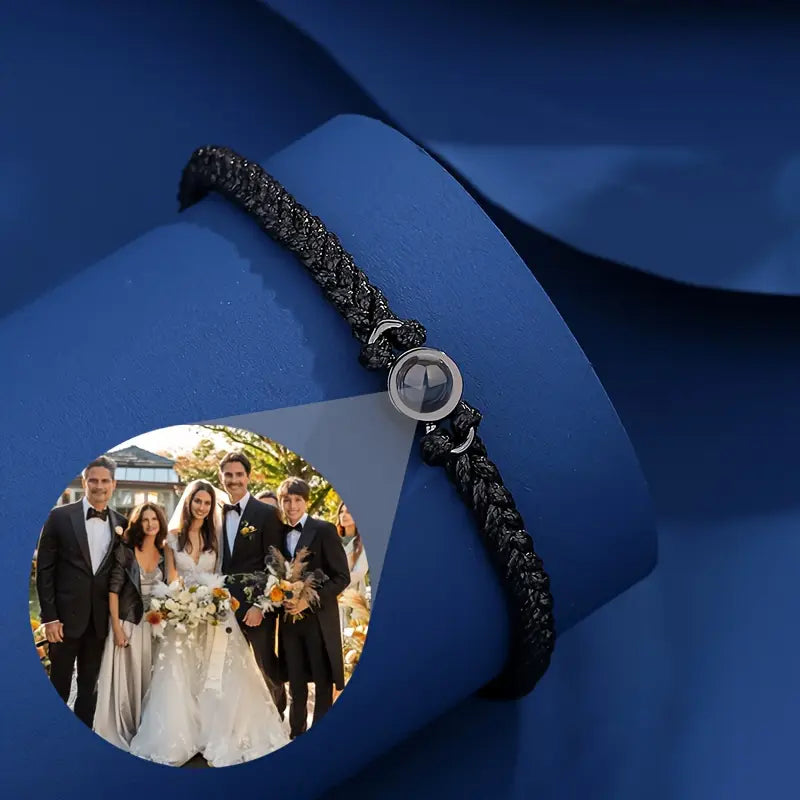 Pulsera cuerda tejida a mano personalizada