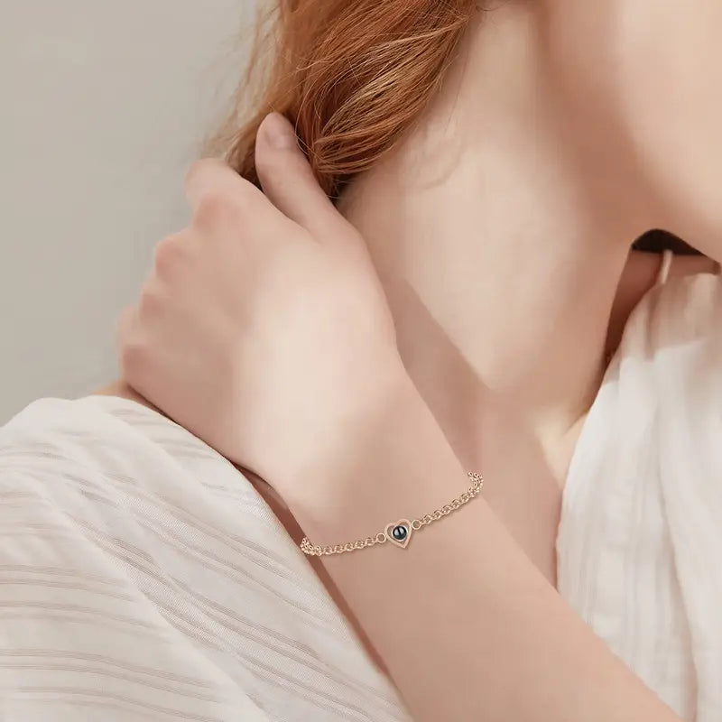 Pulsera de Proyección de Foto Personalizada – Colección Eterna Esencia