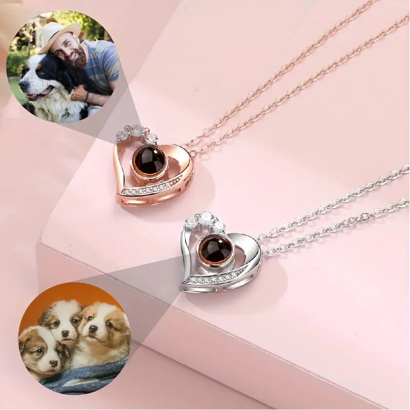 Collar de Proyección de Fotos Personalizado – El Regalo Perfecto con un Toque Único