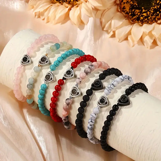 Pulsera de Proyección "Luz del Corazón" – Un Vínculo Eterno